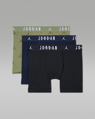 Мужские  Jordan Dri-FIT Jumpman Flight Cotton Boxer Briefs (3-Pack)