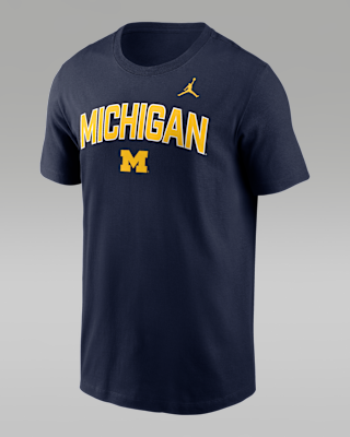 Мужская футболка Michigan Primetime Arch Stack Nike College