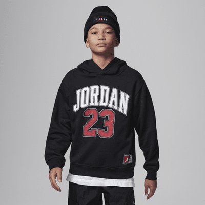 Jordan Fleece Pullover Hoodie kapucnis pulóver nagyobb gyerekeknek