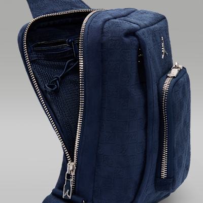 Jordan Suede Monogram Sling Bag (3L)
