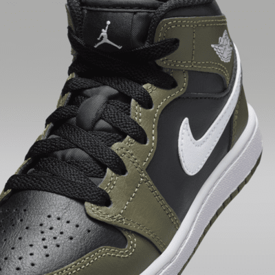 Tenis para niños de preescolar Jordan 1 Mid