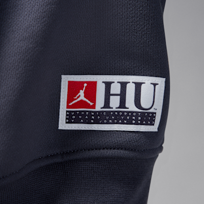 Jordan Flight Fleece x Howard University Women's Full-Zip Cropped Hoodie