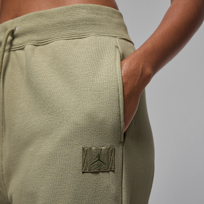 Jordan Flight Fleece damesbroek van sweatstof met open zoom