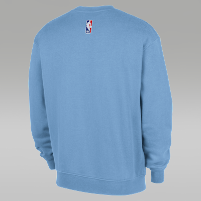 Memphis Grizzlies Statement Essentials Men's Jordan NBA Fleece Crew-Neck Sweatshirt