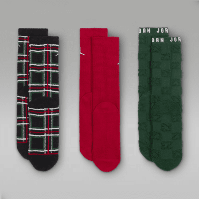 Calcetas festivas para niños talla grande (3 pares) Jordan