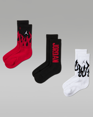 Детские носки Jordan Kids' Retro Crew Socks (3 Pairs)