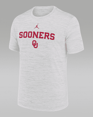 Мужская футболка Oklahoma Sideline Velocity Jordan Brand Dri-FIT College