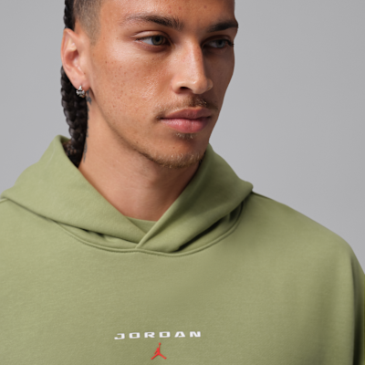Jordan Flight Fleece Bol Kesimli Erkek Kapüşonlu Sweatshirt'ü görsel 3