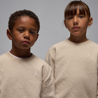 Jordan Younger Kids' 2-Piece Bubble Knit Crew Set