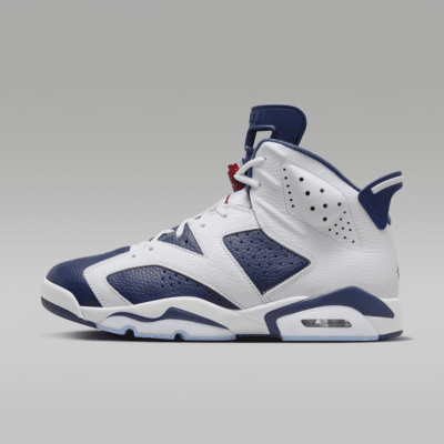 Air Jordan 6 Retro 'White and Midnight Navy' Men's Shoes