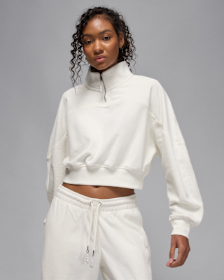 Женские  Jordan Flight Fleece Quarter-Zip Top