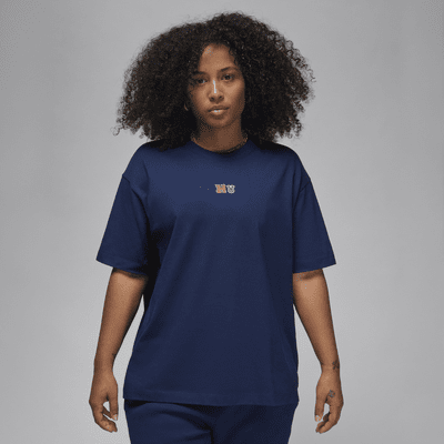 Navy blue clearance graphic tee womens