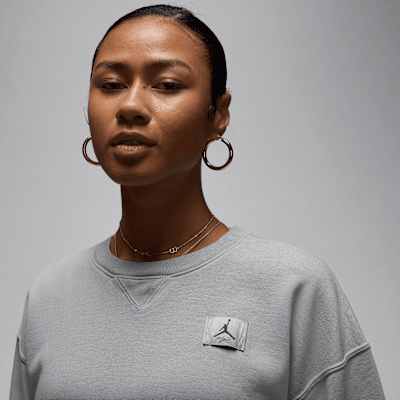 Jordan Flight Fleece Women's French Terry Crew-Neck Sweatshirt