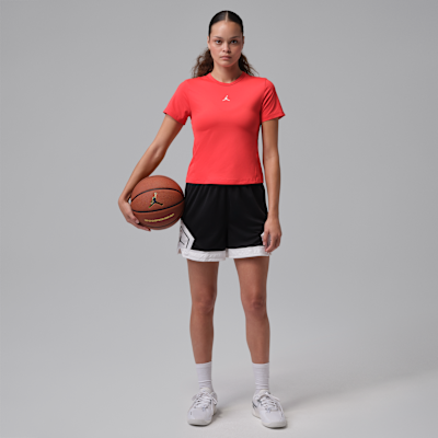 Jordan Sport Essentials Dri-FIT Kısa Kollu Kadın Üstü görsel 4