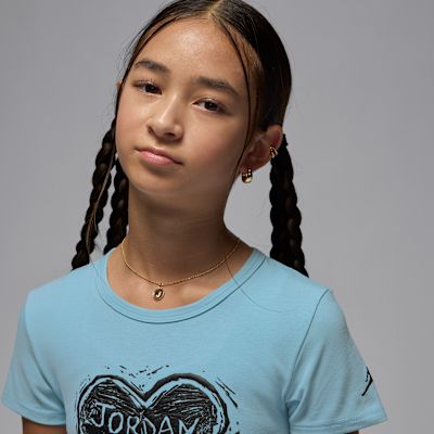Jordan Big Kids' Etched Wood T-Shirt