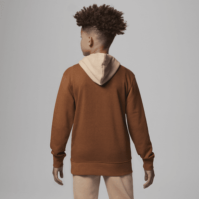 Jordan MJ Essentials French Terry Pullover Hoodie Big Kids Hoodie