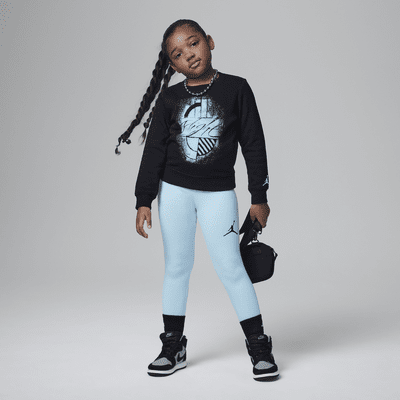Jordan W J Brooklyn Fleece Leggings Set Younger Kids' 2-Piece Set. Nike UK