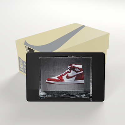 Nike Gift Card Mailed in a Mini Nike Shoebox