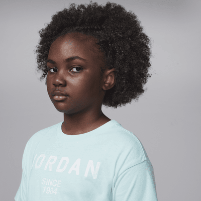 Playera con gráfico para niños talla grande Jordan