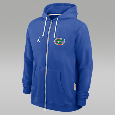 Florida Sideline Men's Jordan Brand Dri-FIT College Full-Zip Hoodie