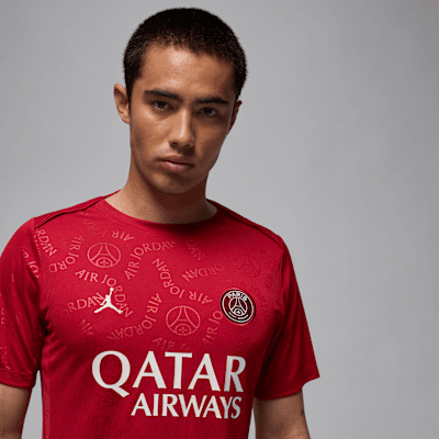 Paris Saint-Germain Academy Pro Fourth Men's Jordan Dri-FIT Football Short-Sleeve Pre-Match Top