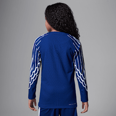 Paris Saint-Germain 2024/25 Match Fourth Older Kids' Jordan Dri-FIT ADV Football Authentic Long-Sleeve Shirt
