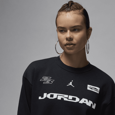 Jordan Brooklyn Fleece sweatshirt med rund hals til dame