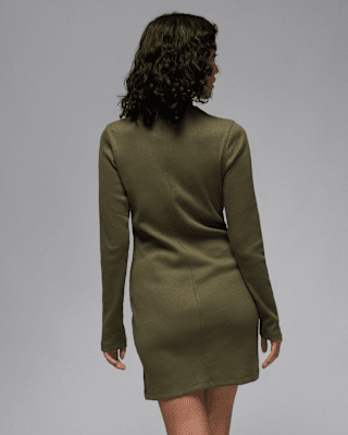 jordan women's 1/2 zip long sleeve knit dress Jordan Women's 1/2-Zip Long-Sleeve Knit Dress. Nike.com