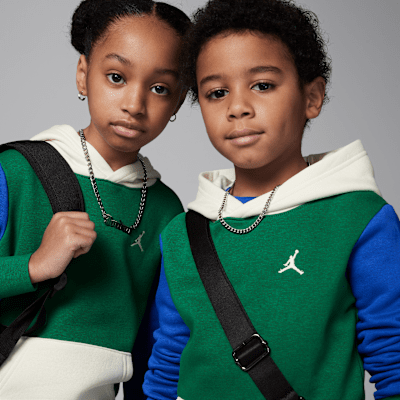 Ensemble deux pièces avec sweat à capuche Jordan Brooklyn Fleece pour enfant