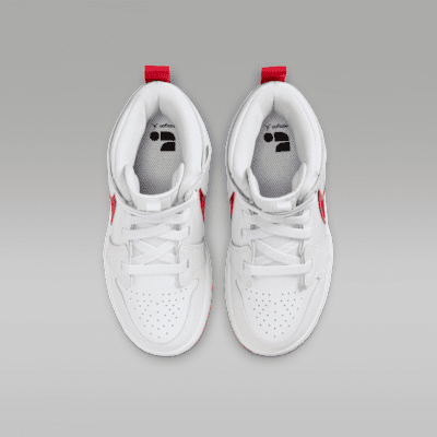 Tenis para niños de preescolar Jordan 1 Mid RM EasyOn