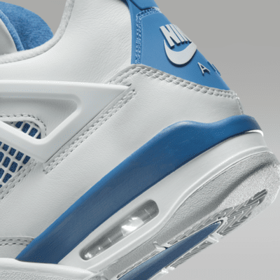 Tenis para niños grandes Air Jordan 4 Retro "Industrial Blue"