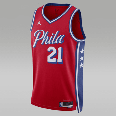 Camisola NBA Swingman Jordan Dri-FIT Philadelphia 76ers Statement Edition para homem