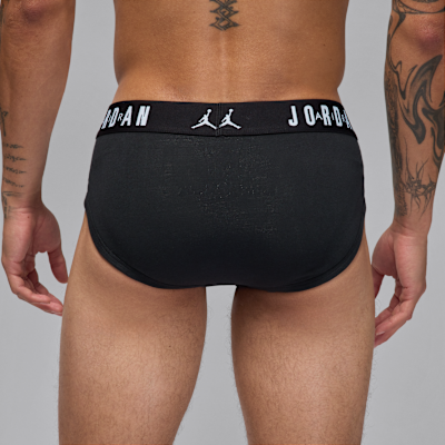Jordan Men's Flight Cotton Hip Briefs (3-Pack)