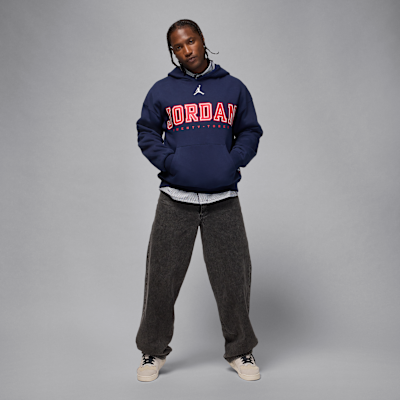 Sudadera con gorro sin cierre oversized para hombre Jordan Brooklyn Fleece