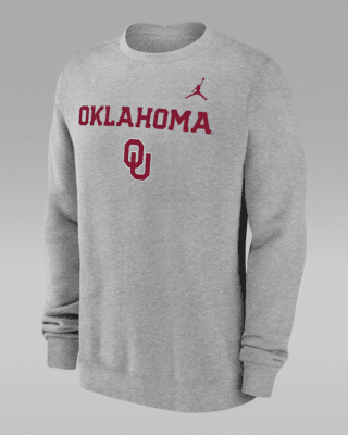 Мужские  Oklahoma Sooners Primetime Primary Stack Jordan College Pullover Crew