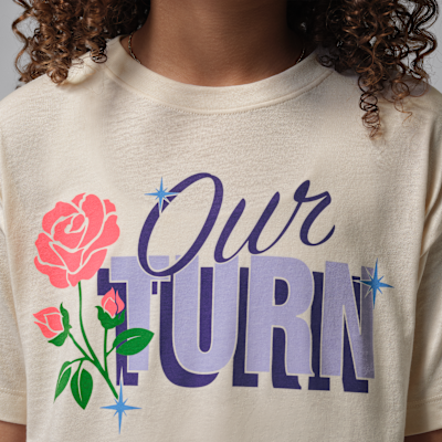 Playera "Our Turn" para niños talla grande Jordan