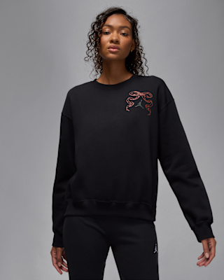 Женские  Jordan Brooklyn Fleece Crew-Neck Pullover