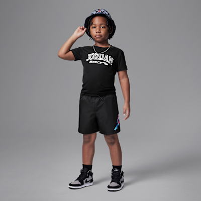 Shorts para la alberca para niños talla pequeña Jordan Essentials