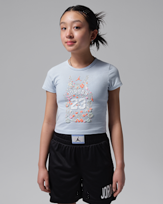 Детская футболка Jordan Big Kid's Floral Jersey