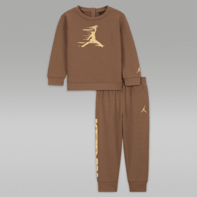 Jordan MJ Flight MVP Baby (12-24M) 2-Piece Fleece Crew Set