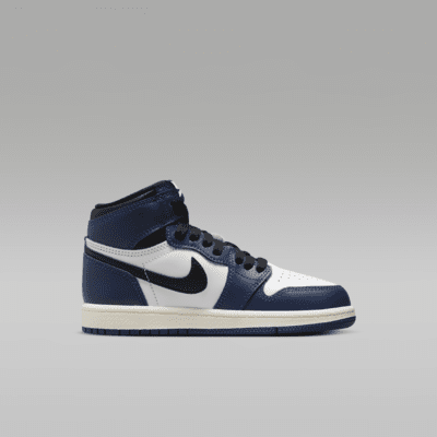 Jordan 1 Retro High OG "Midnight Navy" Little Kids' Shoes