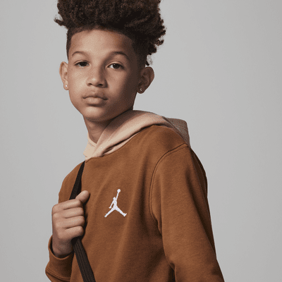 Jordan MJ Essentials French Terry Pullover Hoodie Big Kids Hoodie
