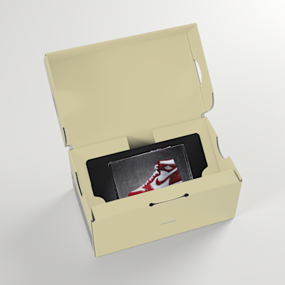 Nike Gift Card Mailed in a Mini Nike Shoebox