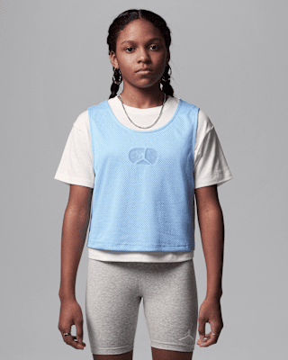 Детская футболка Jordan Training Camp Big Kids' Mesh Overlay для тренировок