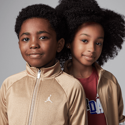Conjunto con cintas de punto con bloques de color Dri-FIT para niños talla pequeña Jordan