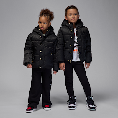 Chamarra de jacquard 23 con relleno para niños talla pequeña Jordan