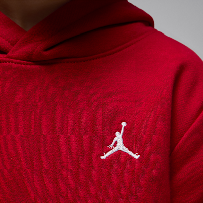 Conjunto de 2 piezas con sudadera con gorro sin cierre para niños talla pequeña Jordan Brooklyn Fleece