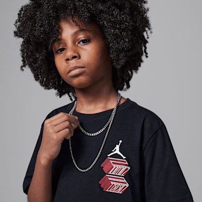 Playera Air Jordan 11 23 Grid para niños talla grande Jordan