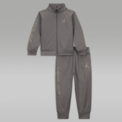 Jordan Take Flight Black and Gold Tricot Set Baby Tracksuit