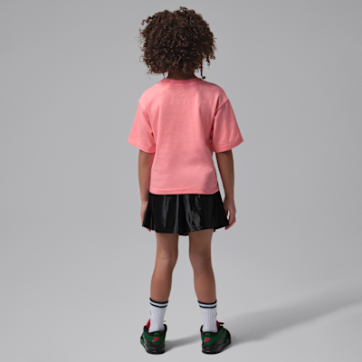 Conjunto de 2 piezas con shorts Flowy Durasheen para niños talla pequeña Jordan